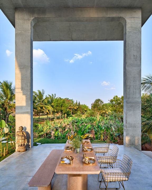 Outdoor Dining Area at the Ksaraah Residence