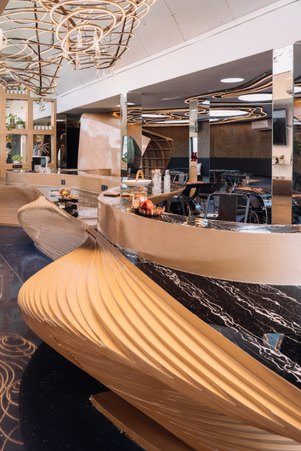 Orchard Cafe Multicusisne restaurant by hsc Architecture + Design