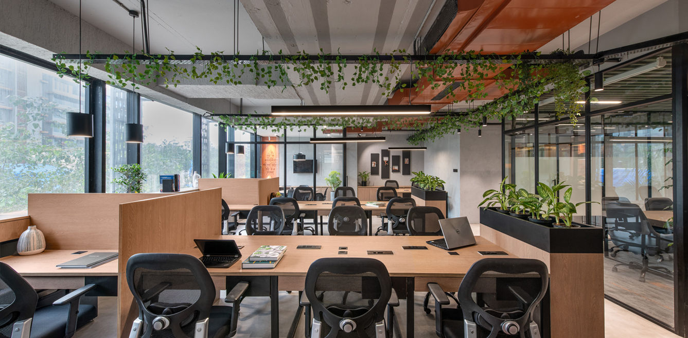 Studio SB brings playful energy to this modern workspace in Mumbai