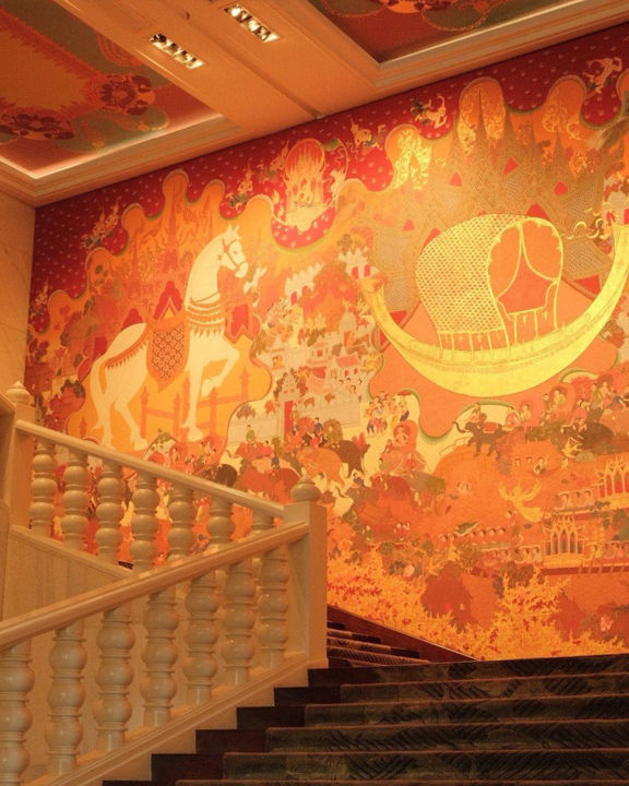 Thai Silk Mural