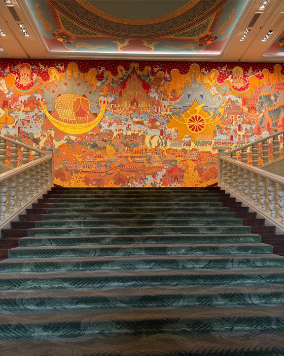 Thai Silk Mural 